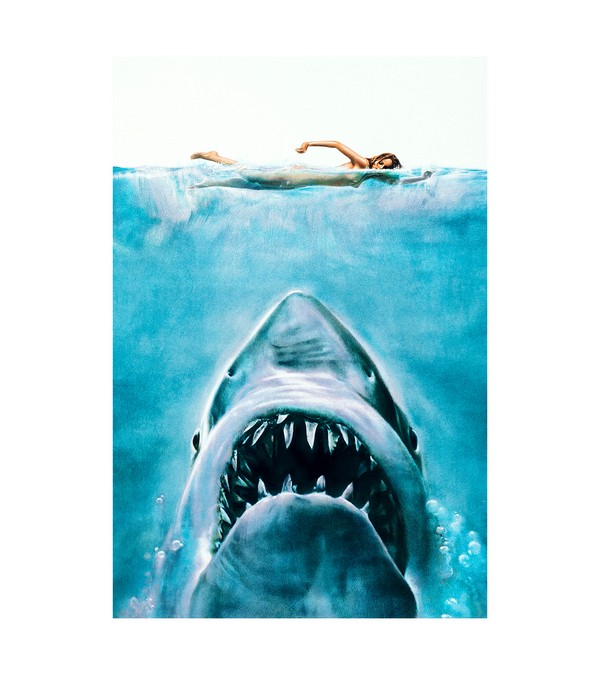 1975 Jaws Movie Poster & Canvas Print