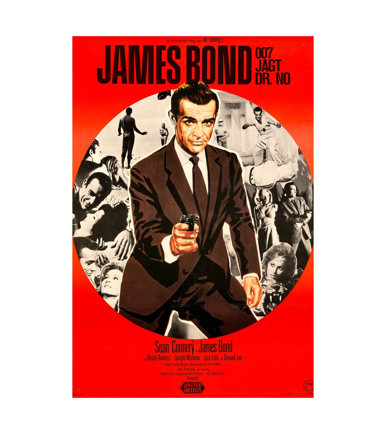 1962 James Bond 007 Dr. No (German) 
