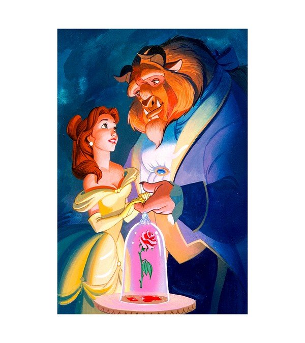 1991 Beauty and the Beast Disney 