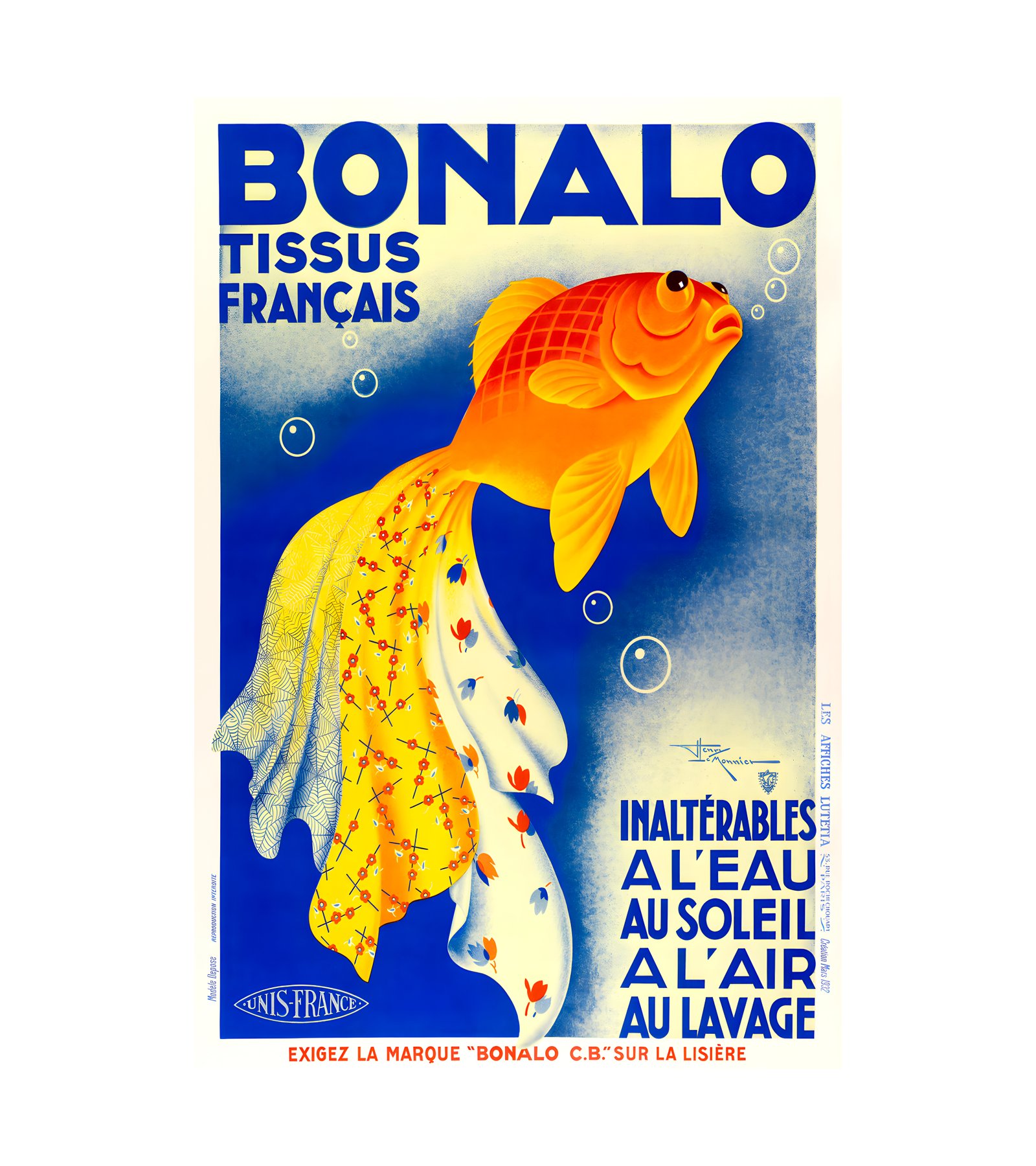 1932 Bonalo Tissus Le Monnier 