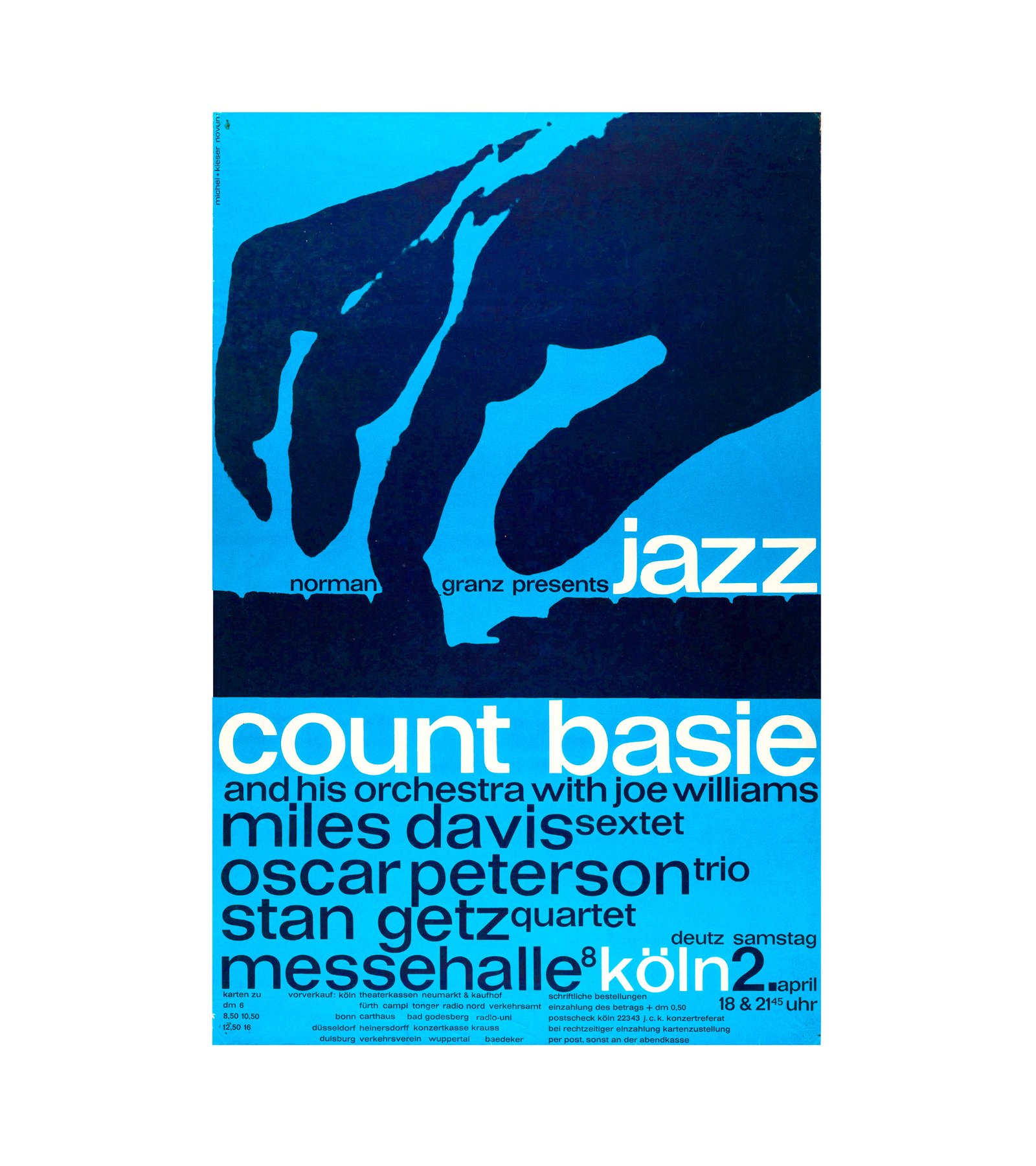 1960 Count Basie, Miles Davis, Oscar Peterson, Stan Getz, Koln 