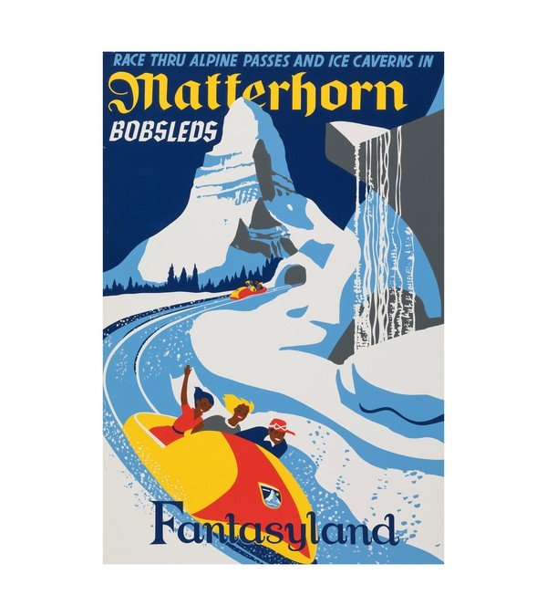 Disneyland Matterhorn Bobsleds - Fantasyland 