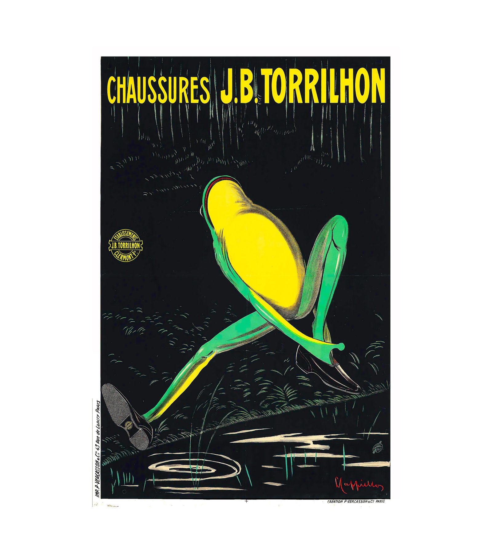 1920 Chaussures J.B. Torrilhon Leonetto Cappiello (Italian, 1875-1942)