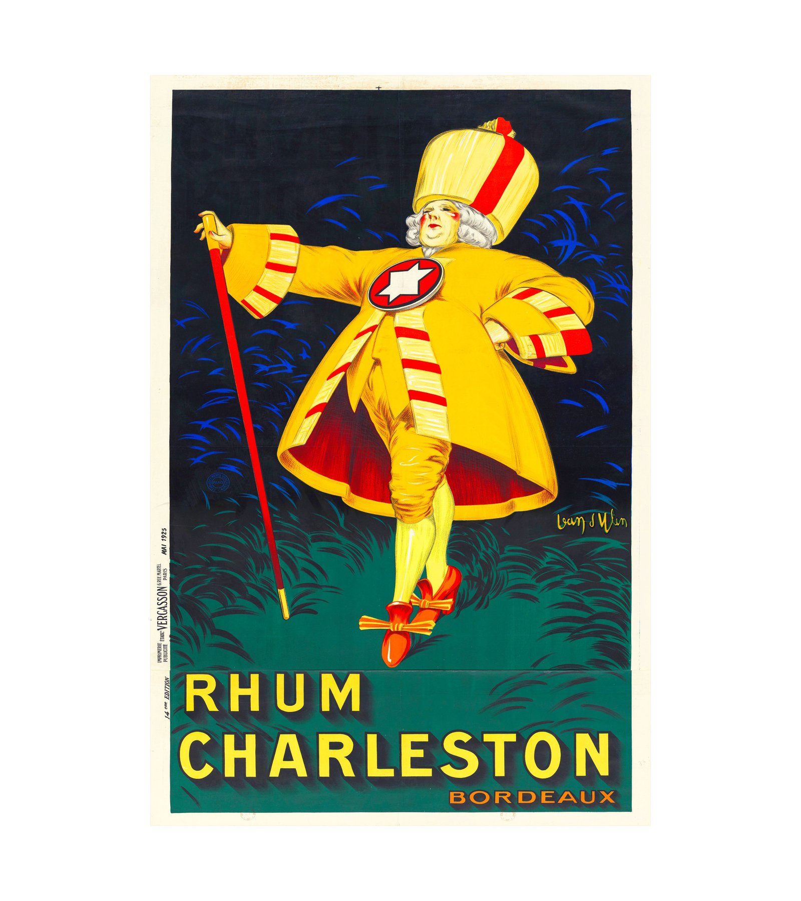 1925  Rhum Charleston, Bordeaux Jean d'Ylen (French, 1886-1938) 