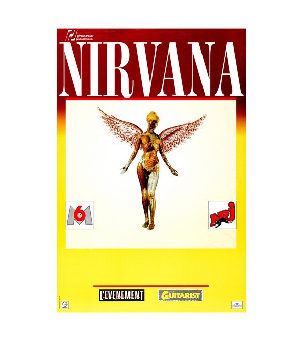  1994 Nirvana In Utero Era French Tour 