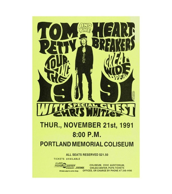  1991 Tom Petty & the Heartbreakers Portland, OR 