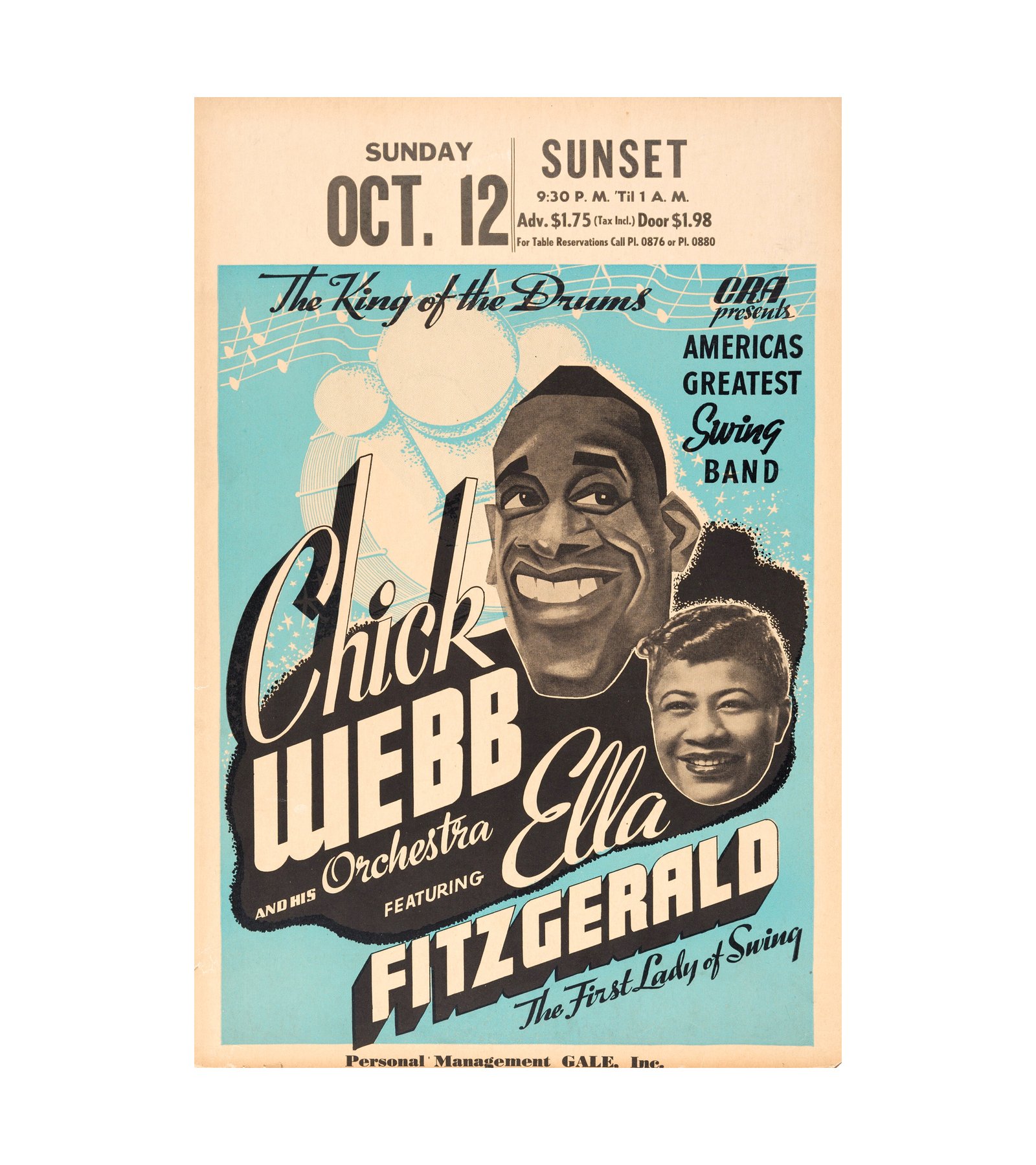 1938 Ella Fitzgerald - Chick Webb Concert 