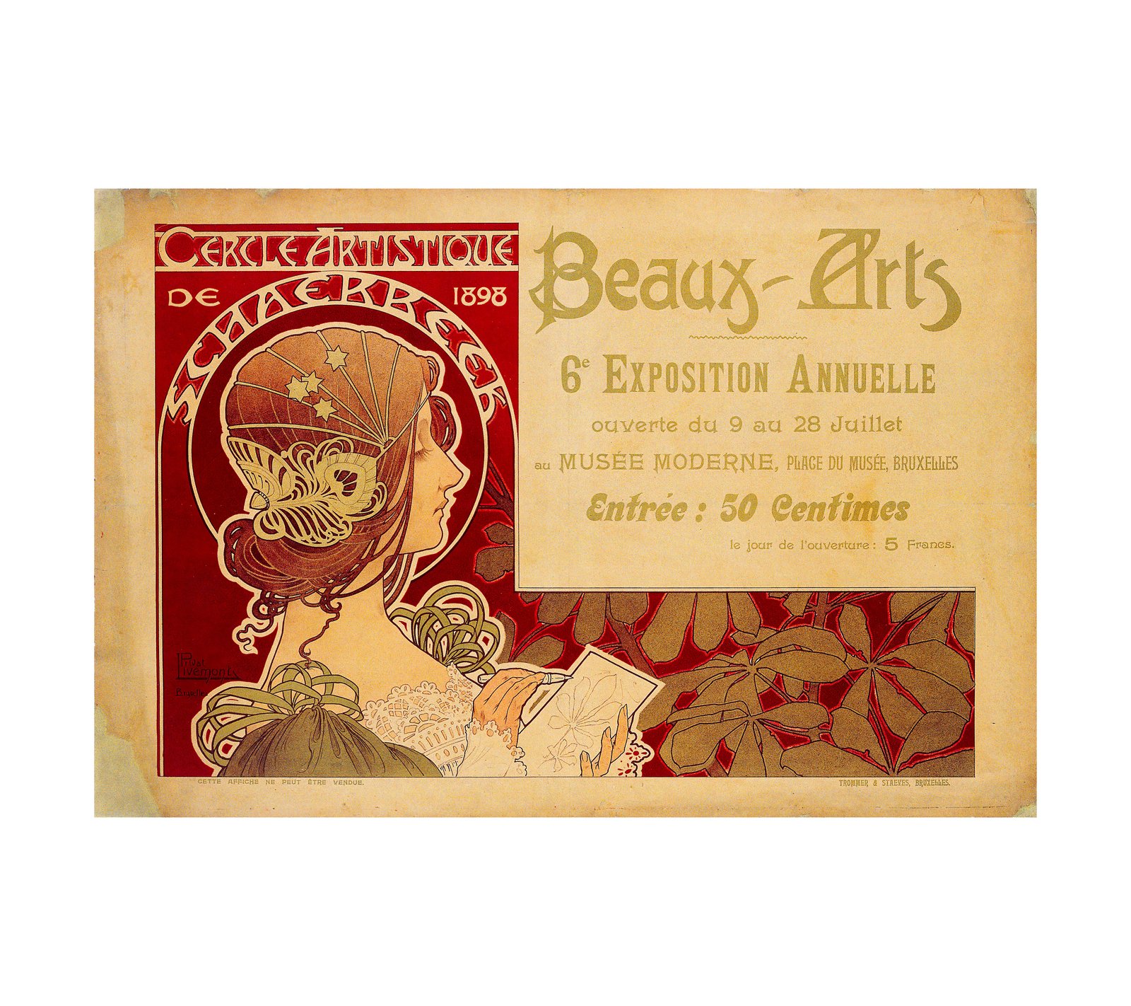 1898 Cercle Artistique De Schaerbeek