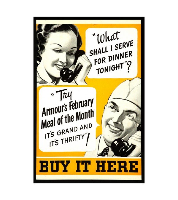 1937 Supermarket Poster 