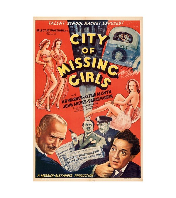 1941 City of Missing Girls (Select Attractions) 