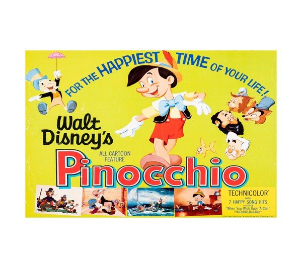 1940 Walt Disney's Pinocchio 