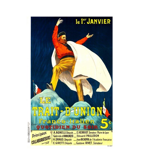 1916 Le Trait-D' Union (Italian)