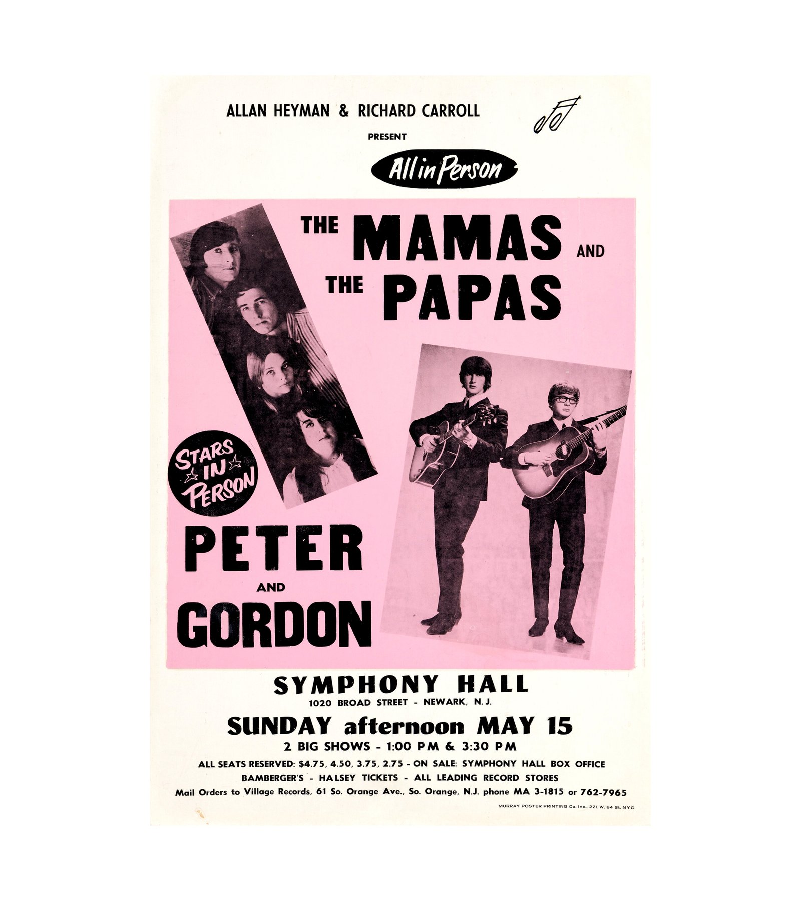 1966 The Mamas & the Papas, Peter & Gordon 
