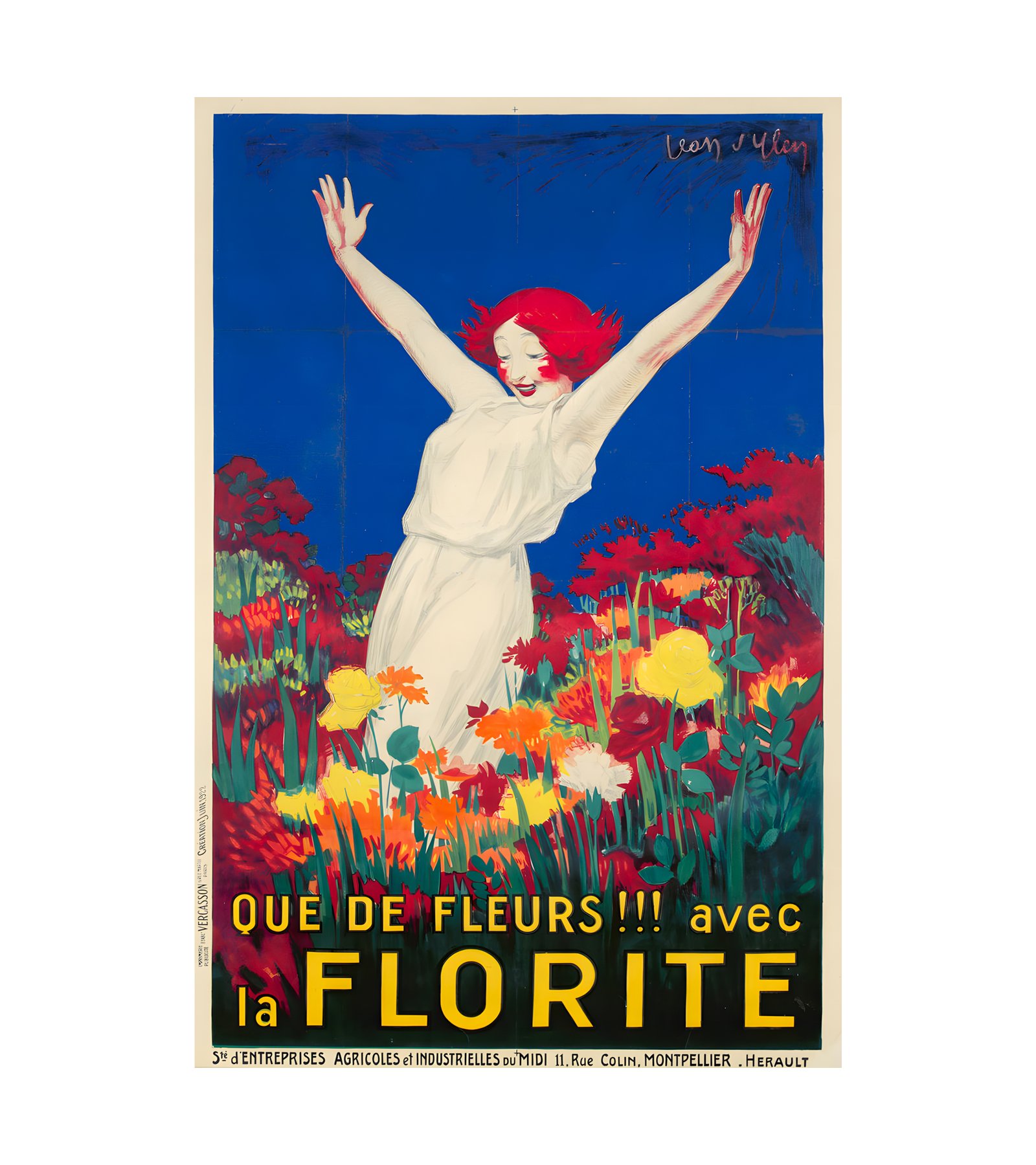 1922 JEAN D'YLEN - La Florite - Imp Vercasson, Paris 