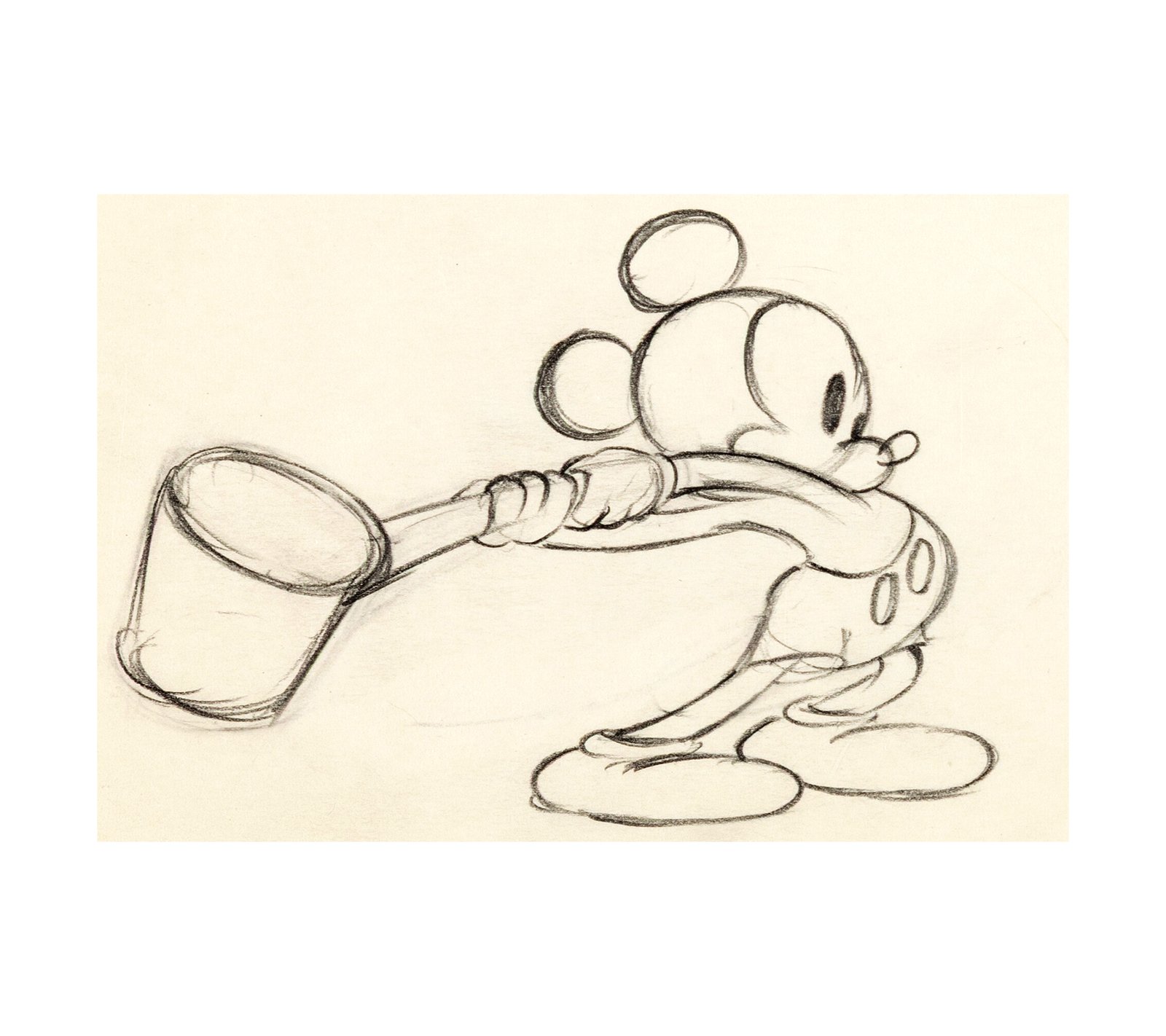 1930s Mickey Mouse - Animation Drawing 