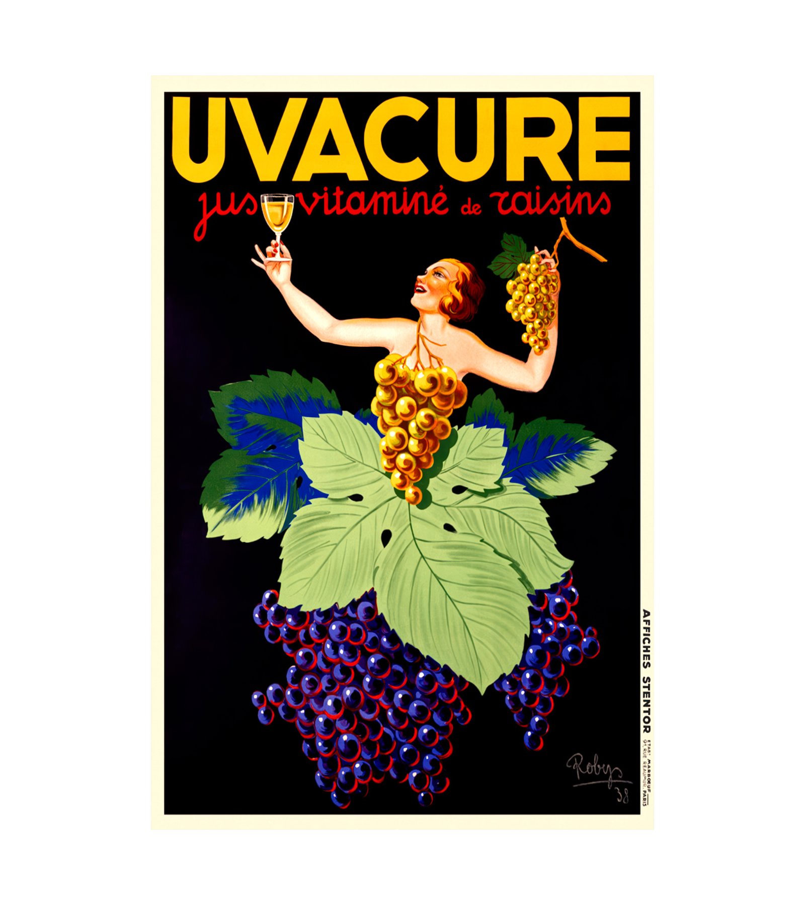 1938 Uvacure jus vitamine de raisins - Robert Wolff 