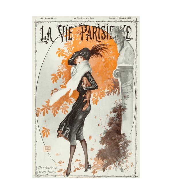 1919 French - Les Pre-Midi D'un Faune, La Vie Parisienne
