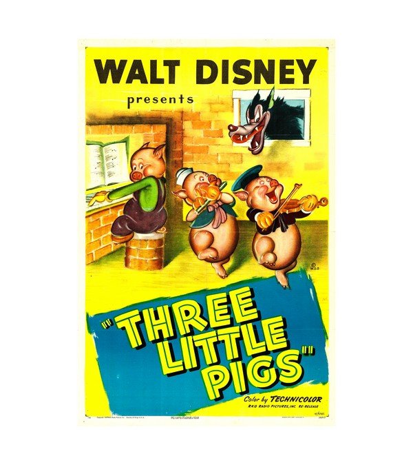 1947 The Three Little Pigs (RKO) 