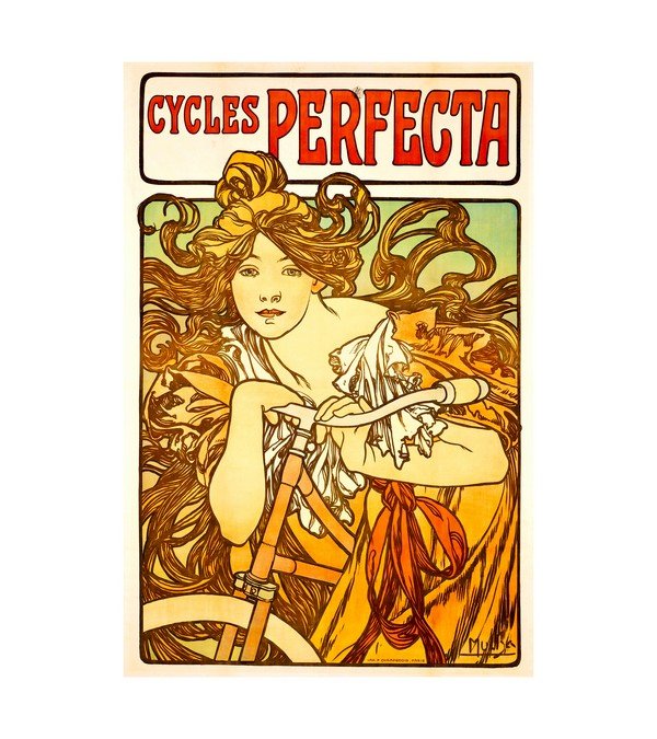1902 Cycles Perfecta Alphonse Mucha