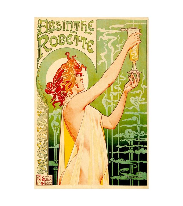  1896 Absinthe Robette Belgian