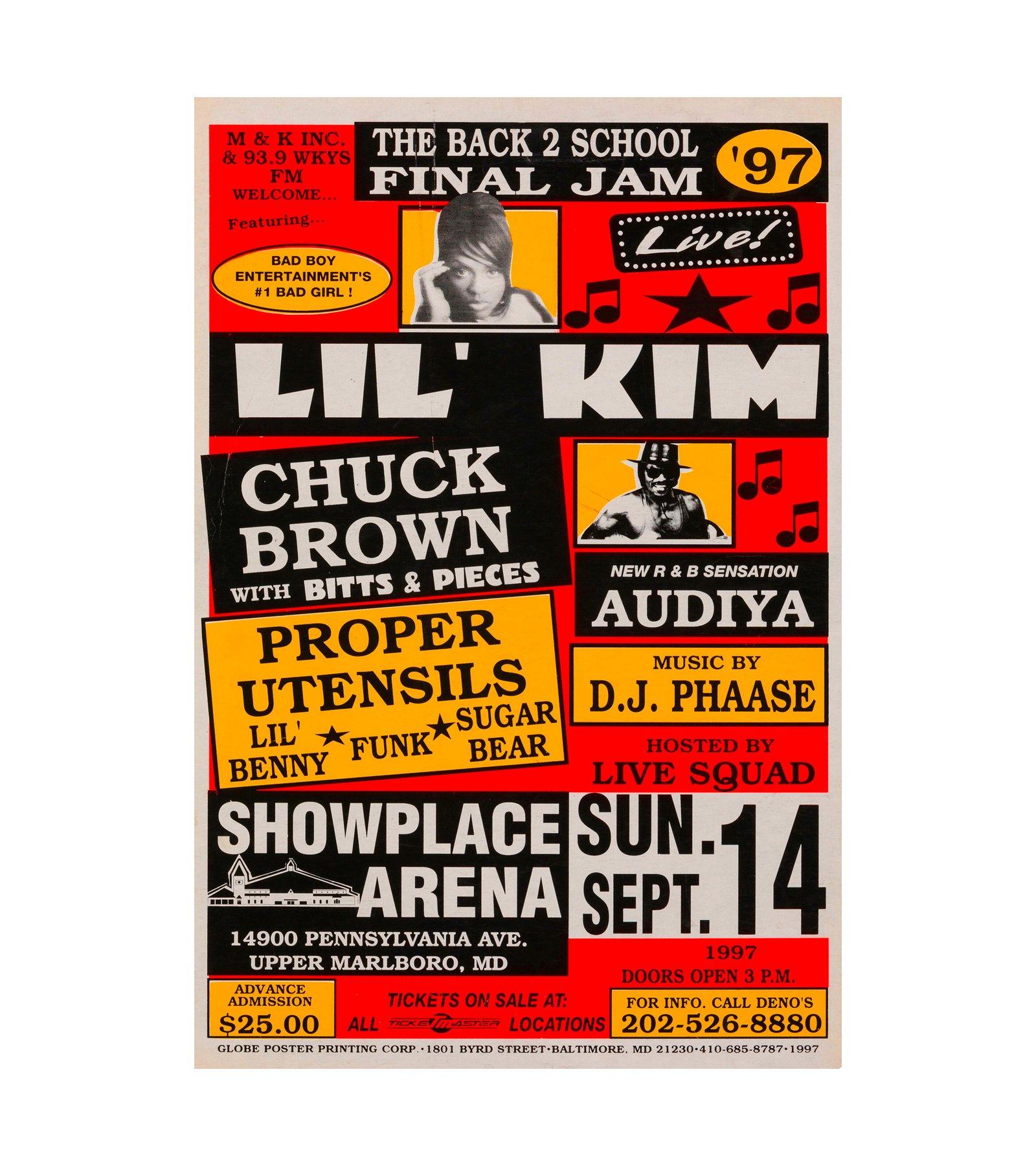 1997 Lil' Kim, Chuck Brown Marlboro, MD 