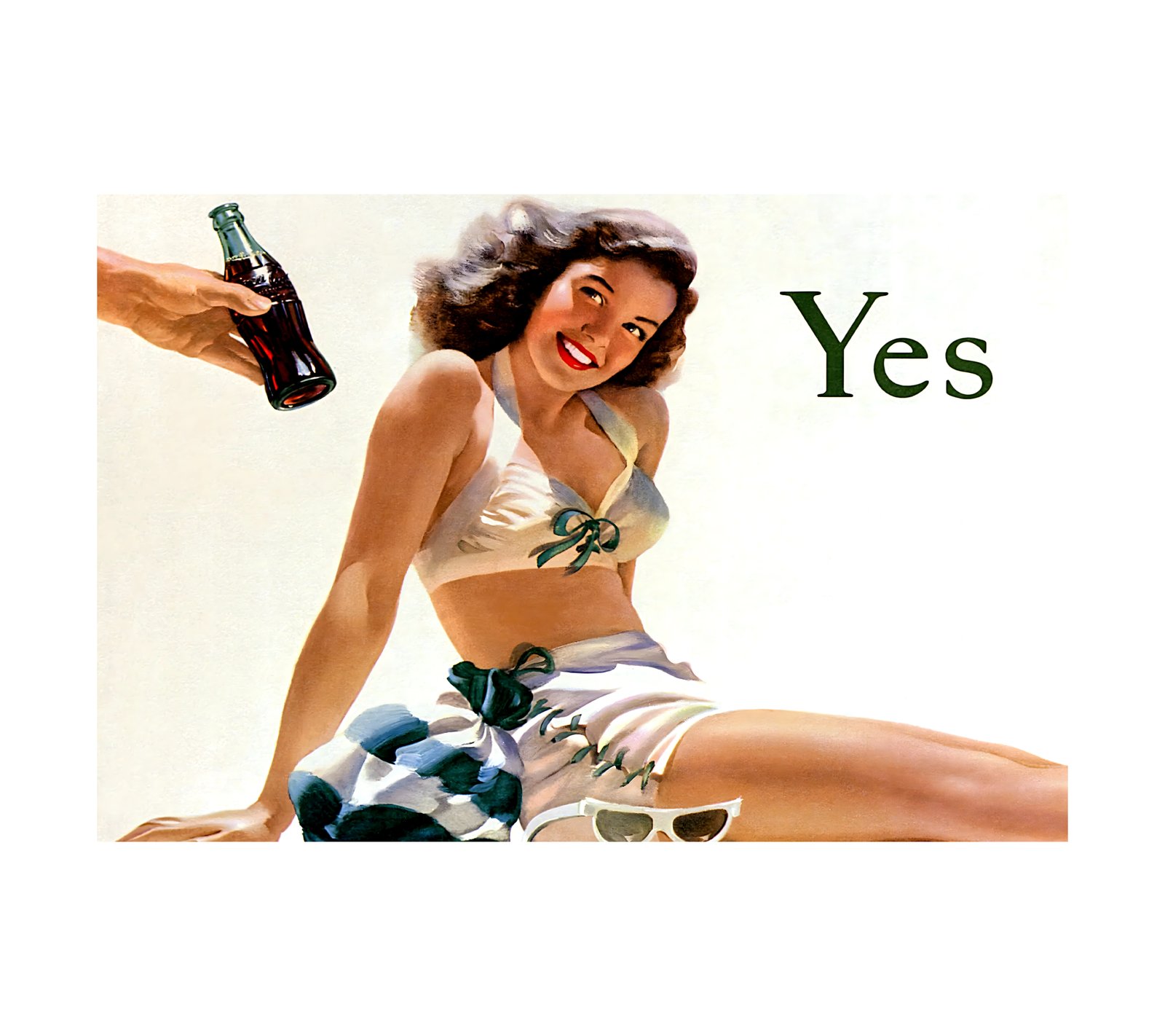 1946 Coca-Cola - Yes Girl 
