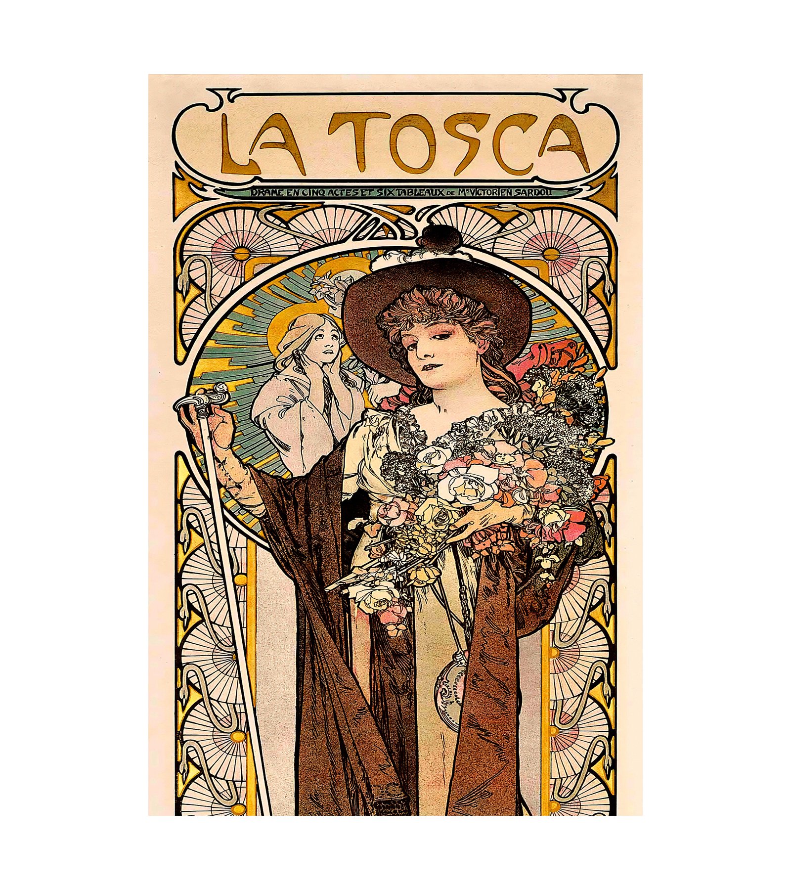  1899 LA TOSCA Alphonse Mucha (Czech)