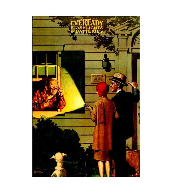 1922 Eveready Flashlights