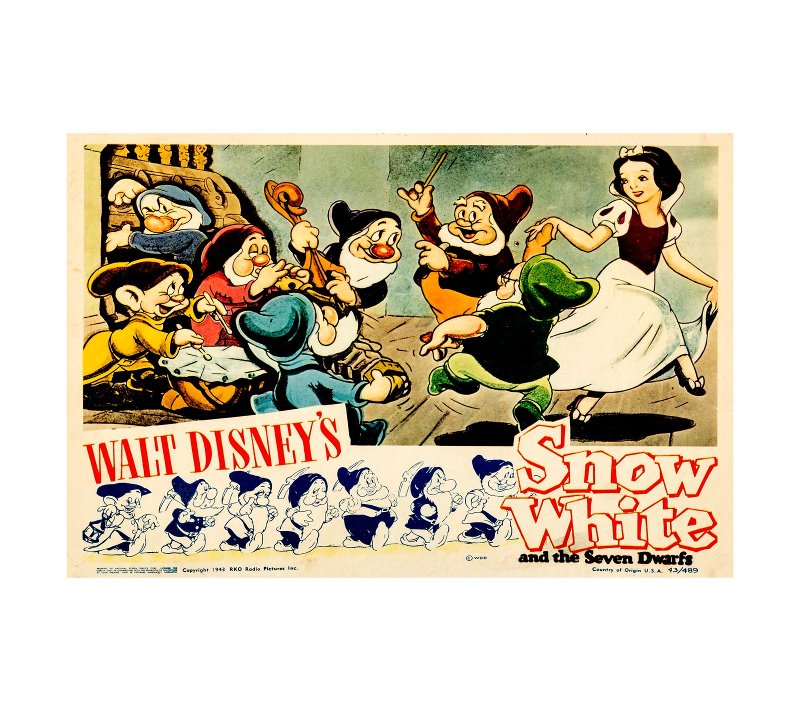 1943 Snow White and the Seven Dwarfs (RKO) 
