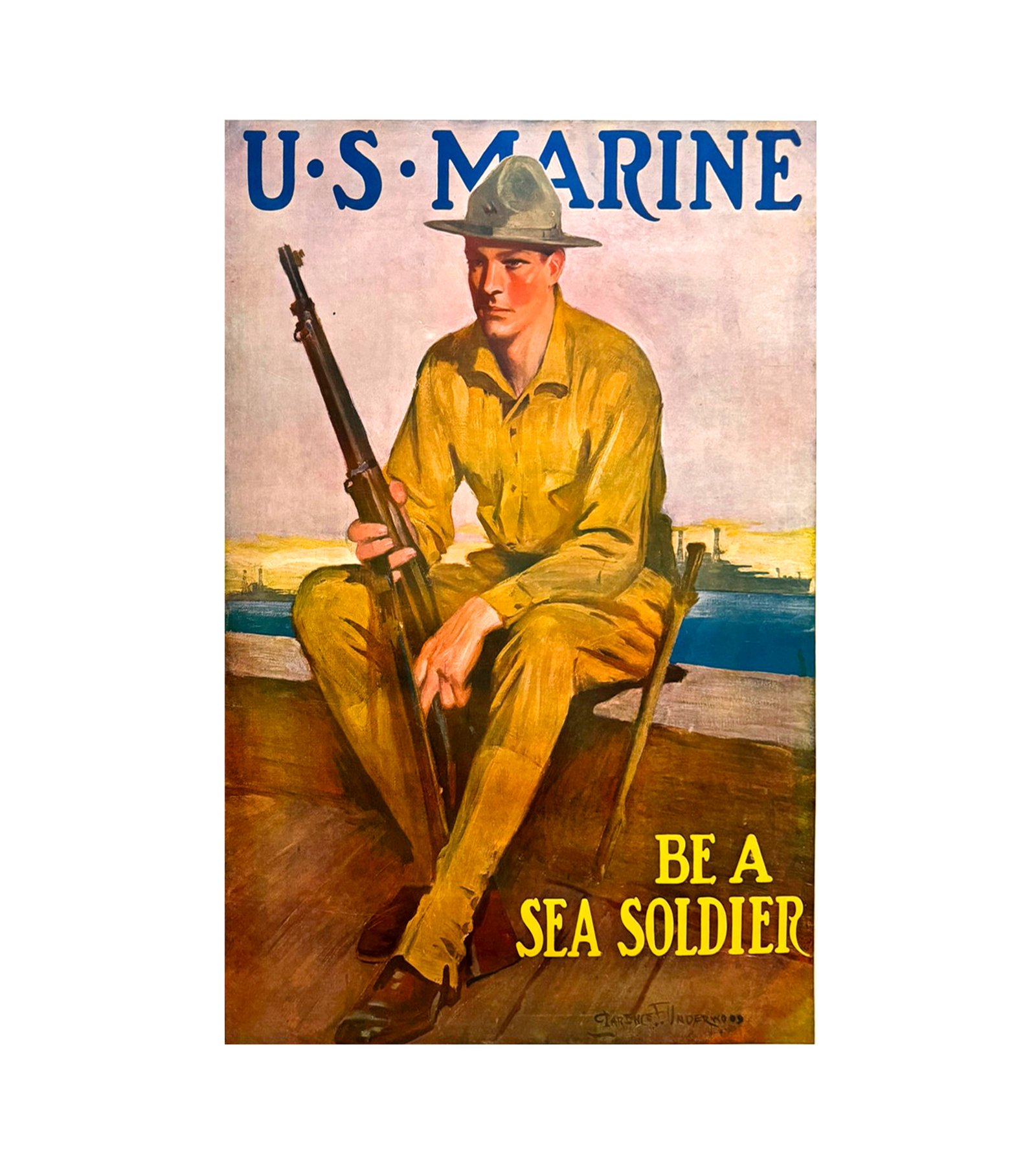 1917 US Marines be a Sea Soldier 