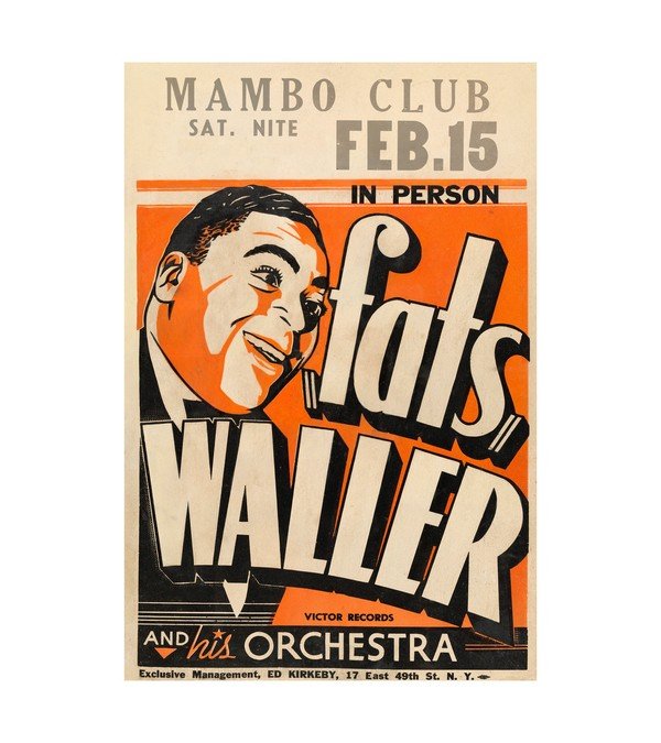 1931 Fats Waller Vintage Tour 