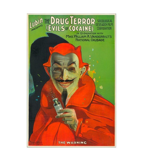 1914 The Drug Terror Evils of Cocaine 