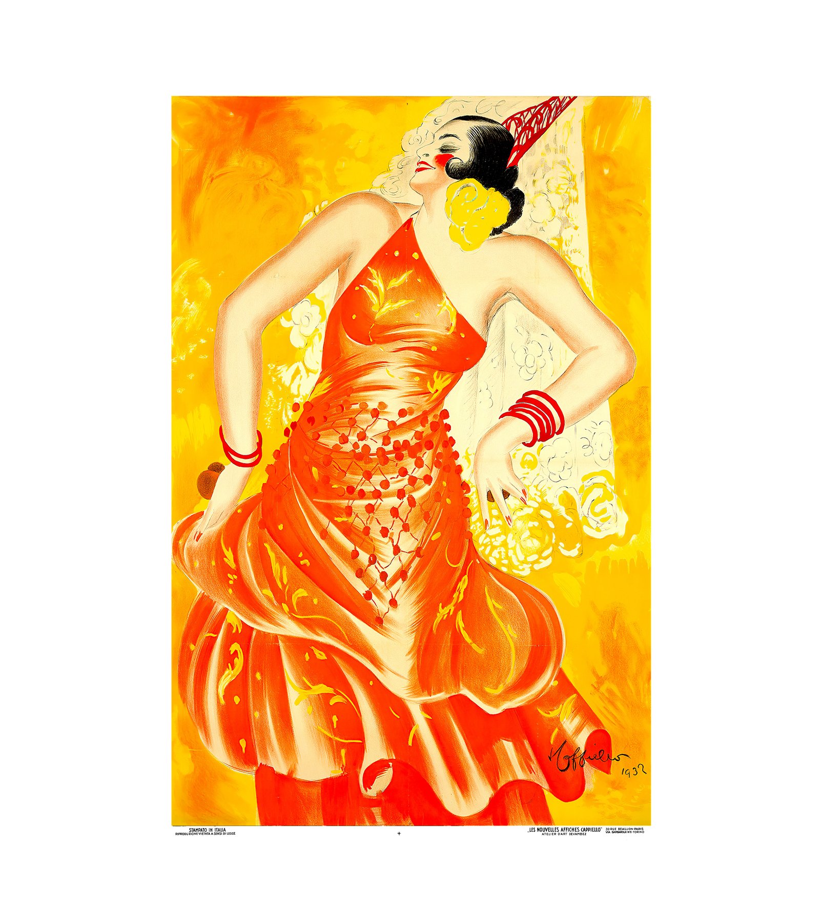 1932 Conchita Supervia Leonetto Cappiello (Italian, 1875-1942)