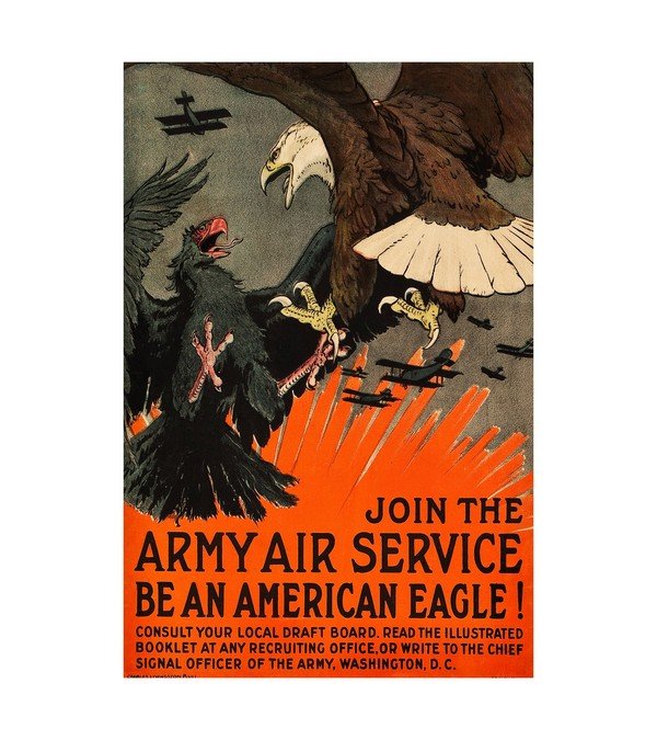 1941 US Army Air Service WWII Propaganda 