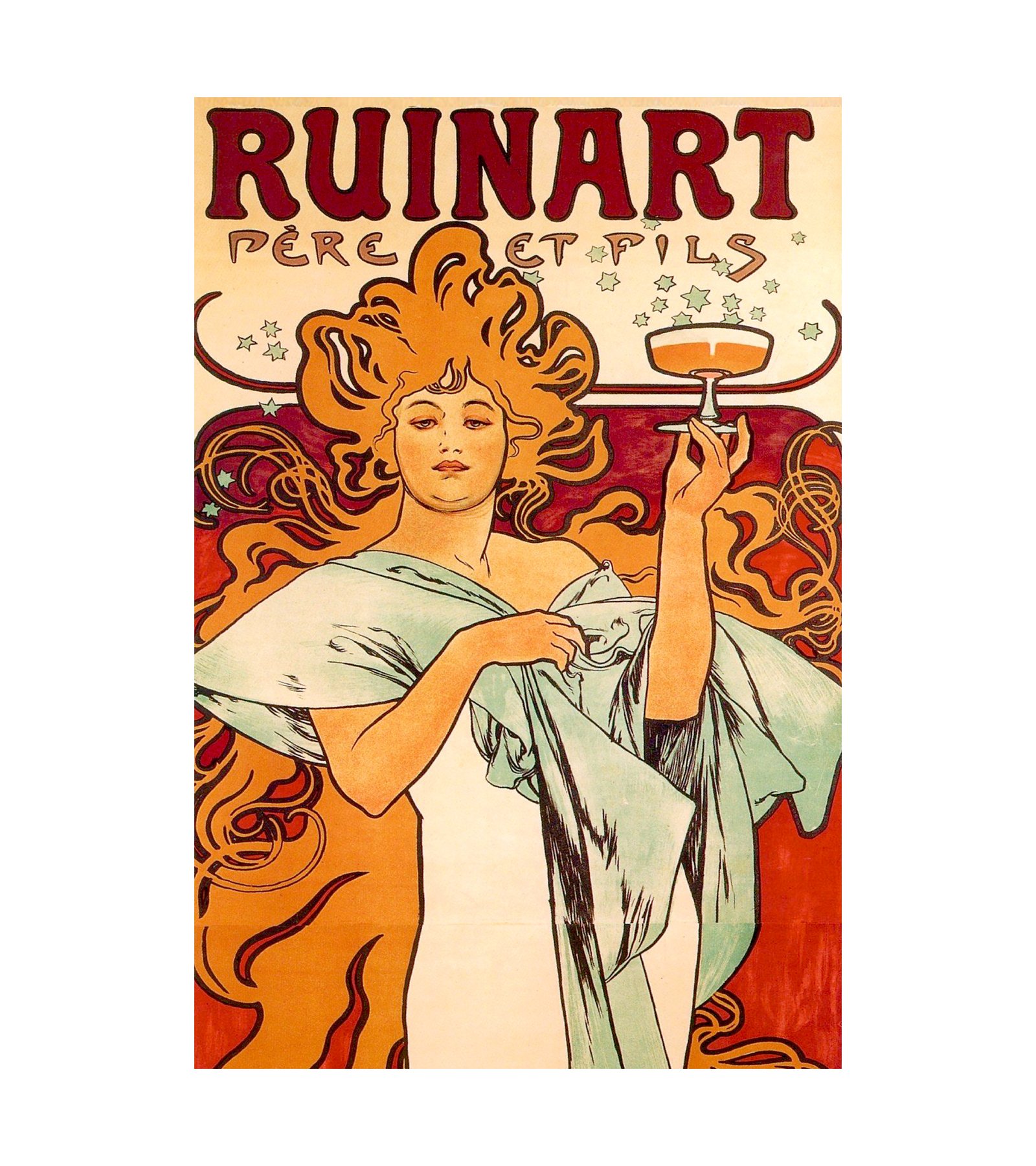 1896 Champagne advertisement- Mucha