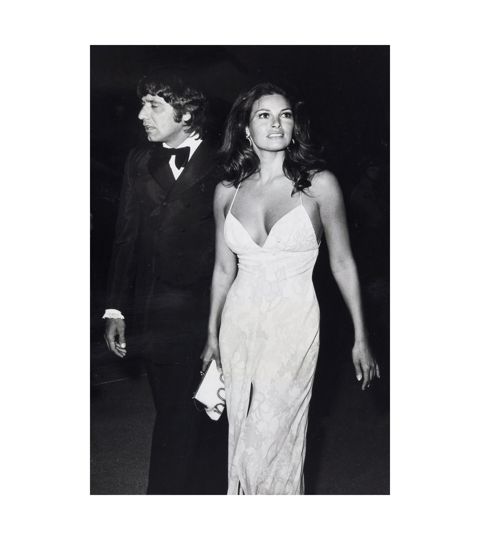 1972 Raquel Welch and Joe Namath at the Academy Awards 