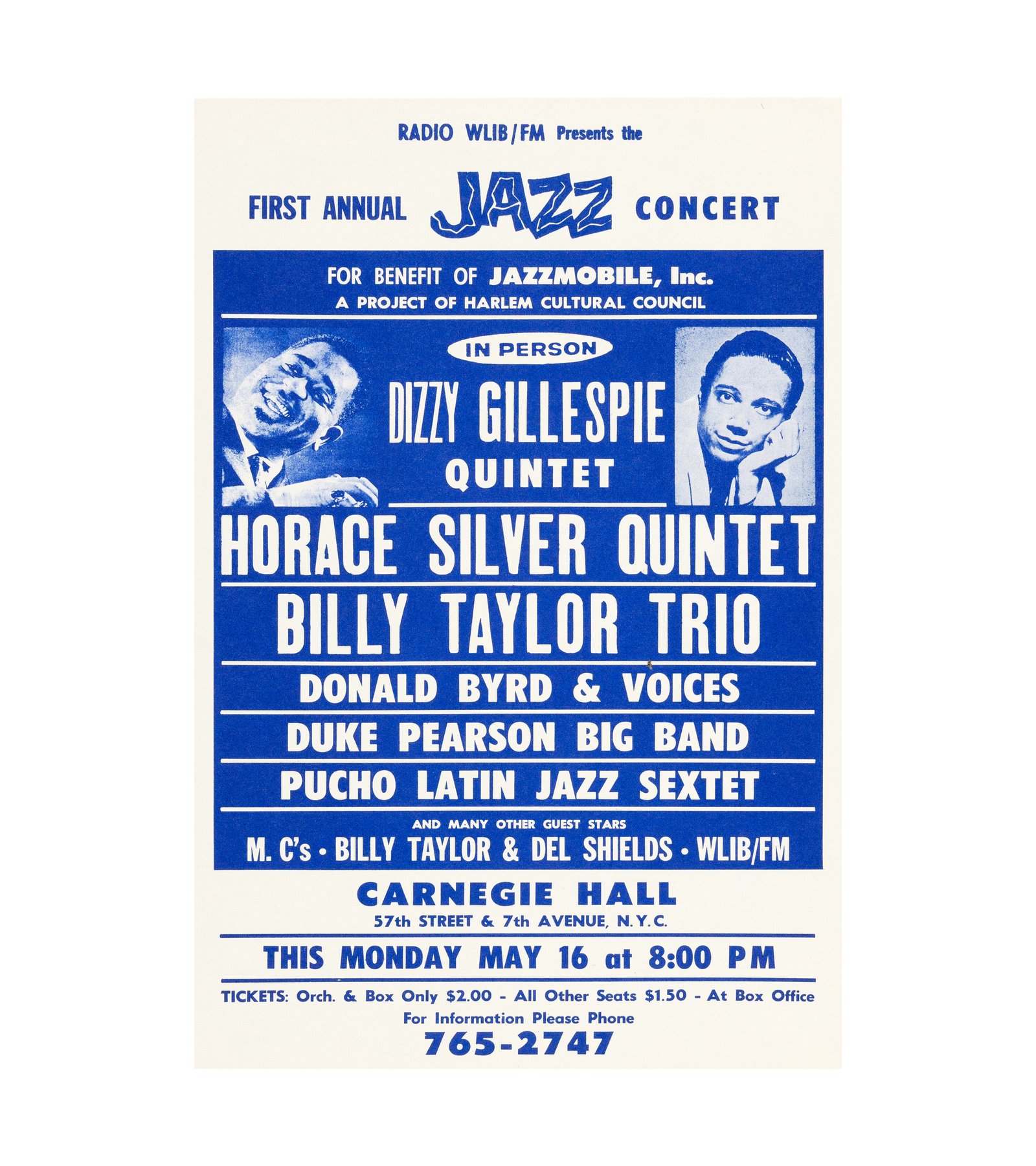 1960 Dizzy Gillespie Carnegie Hall, New York City 
