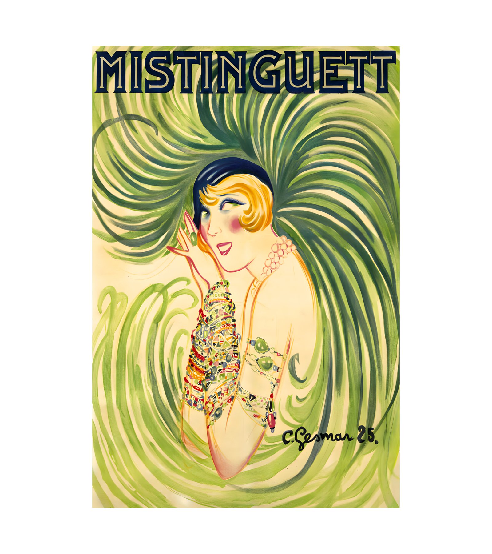 1925 CHARLES GESMAR - Mistinguett Imp. 
