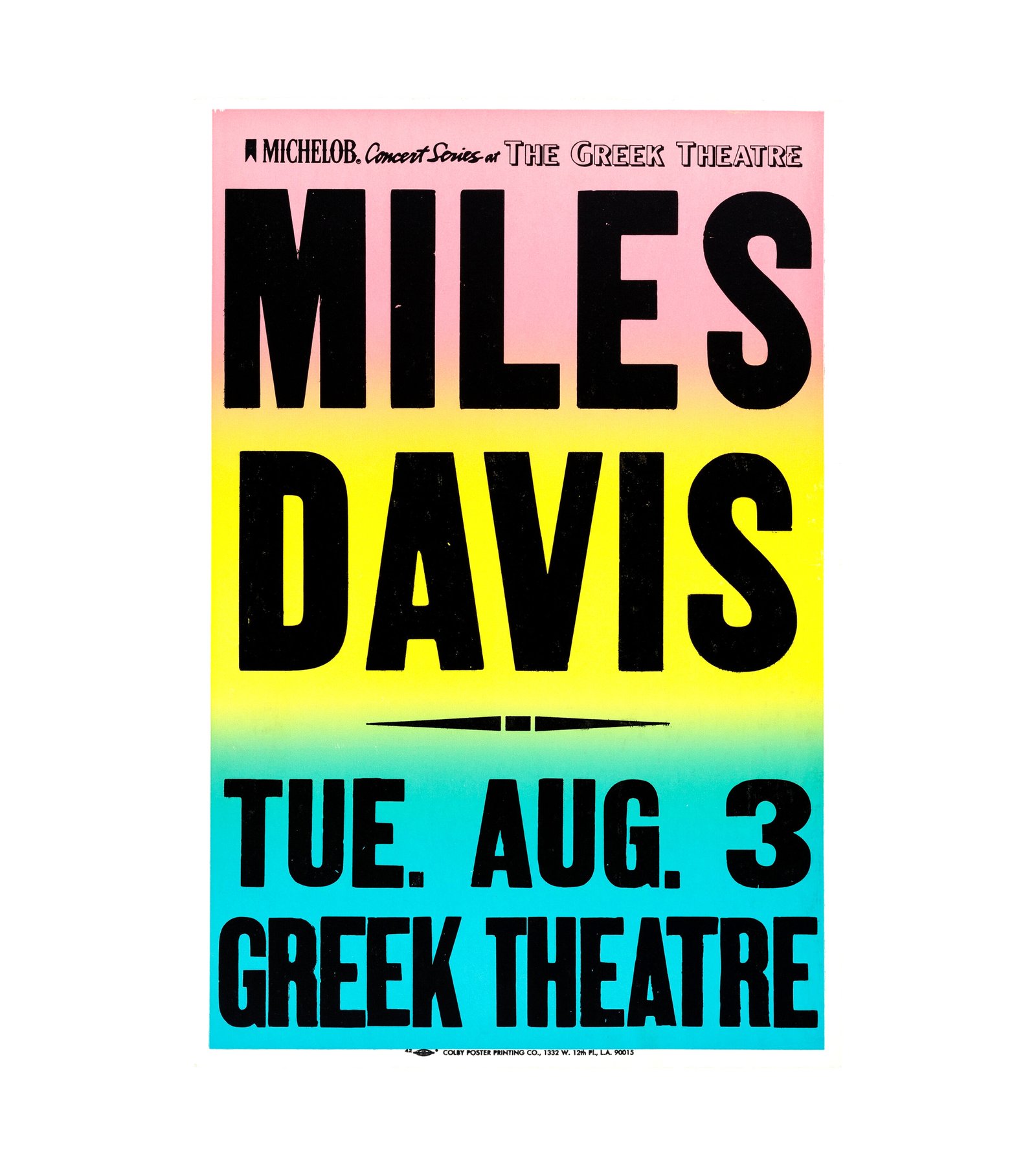 1982 Miles Davis Greek Theatre 