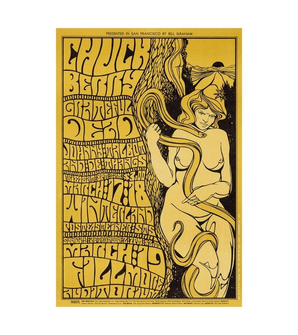 1967 BG-55 Grateful Dead, Chuck Berry - San Francisco
