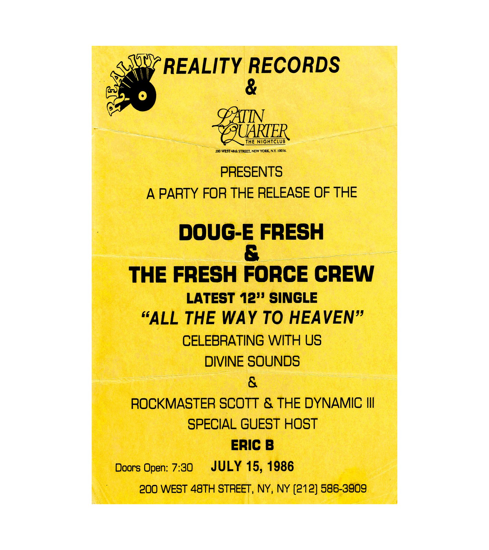 1986 Doug-E Fresh - All the Way to Heaven 