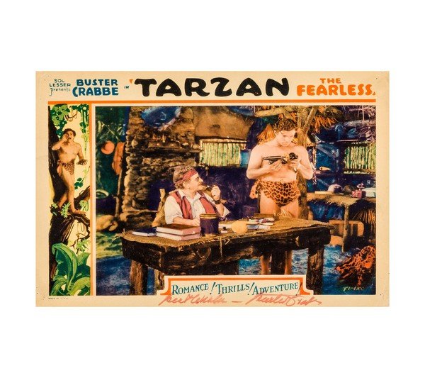 1933 Tarzan the Fearless (Principal Distributing) Autographed 