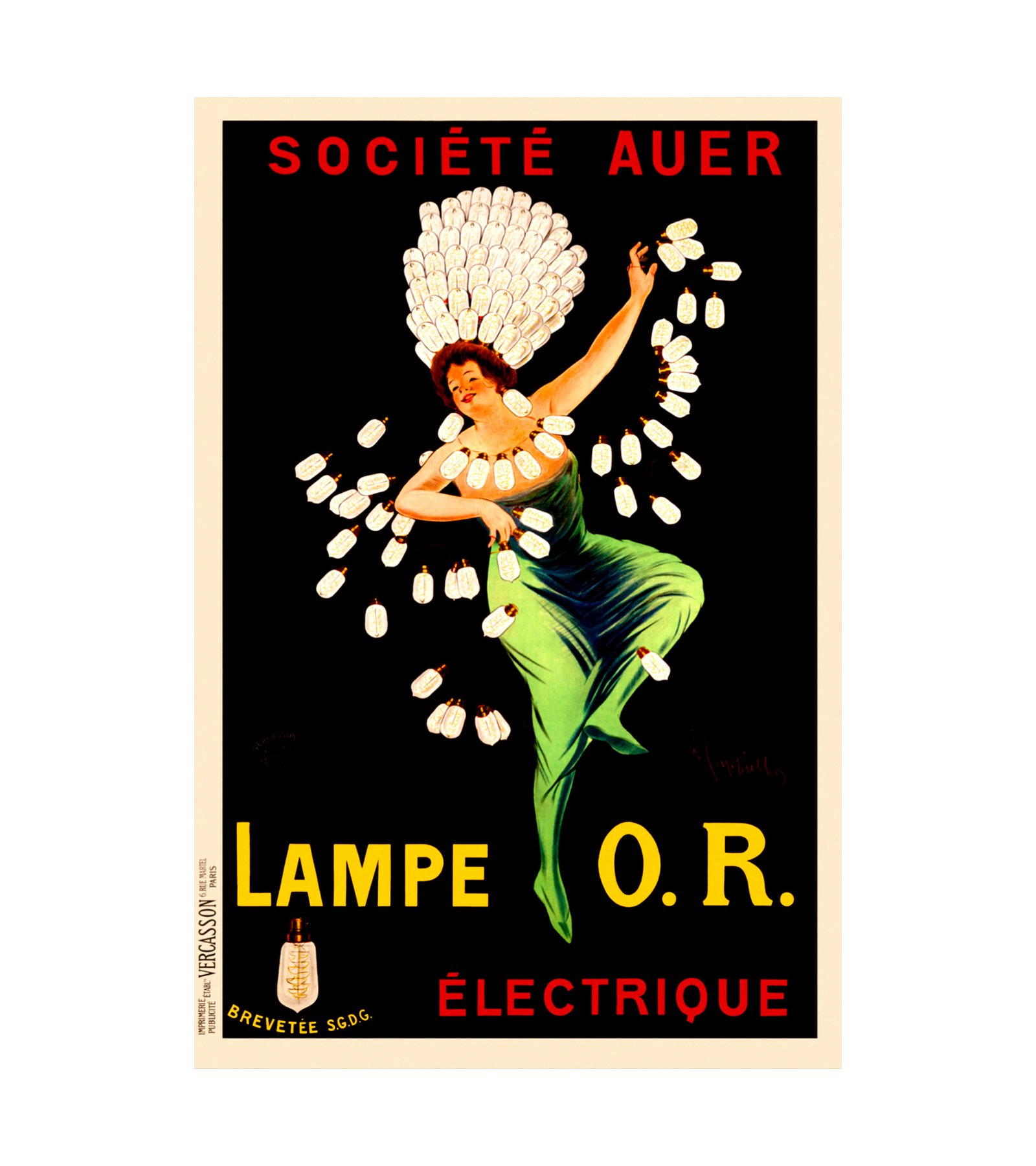 1910 O.R. Electric Lamp