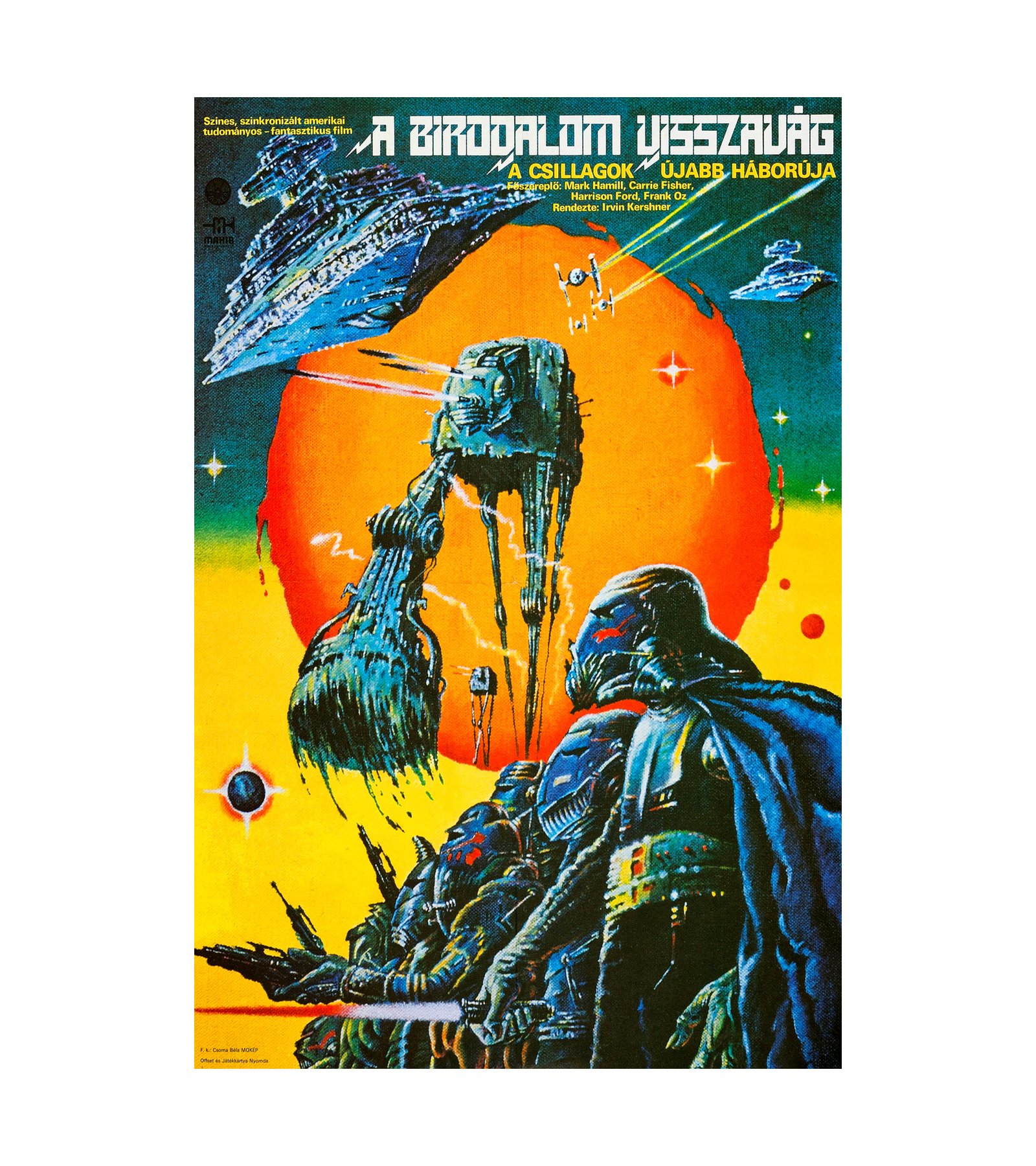 1980 Star Wars- Episode V - The Empire Strikes Back Hungarian (TCF) Rare 