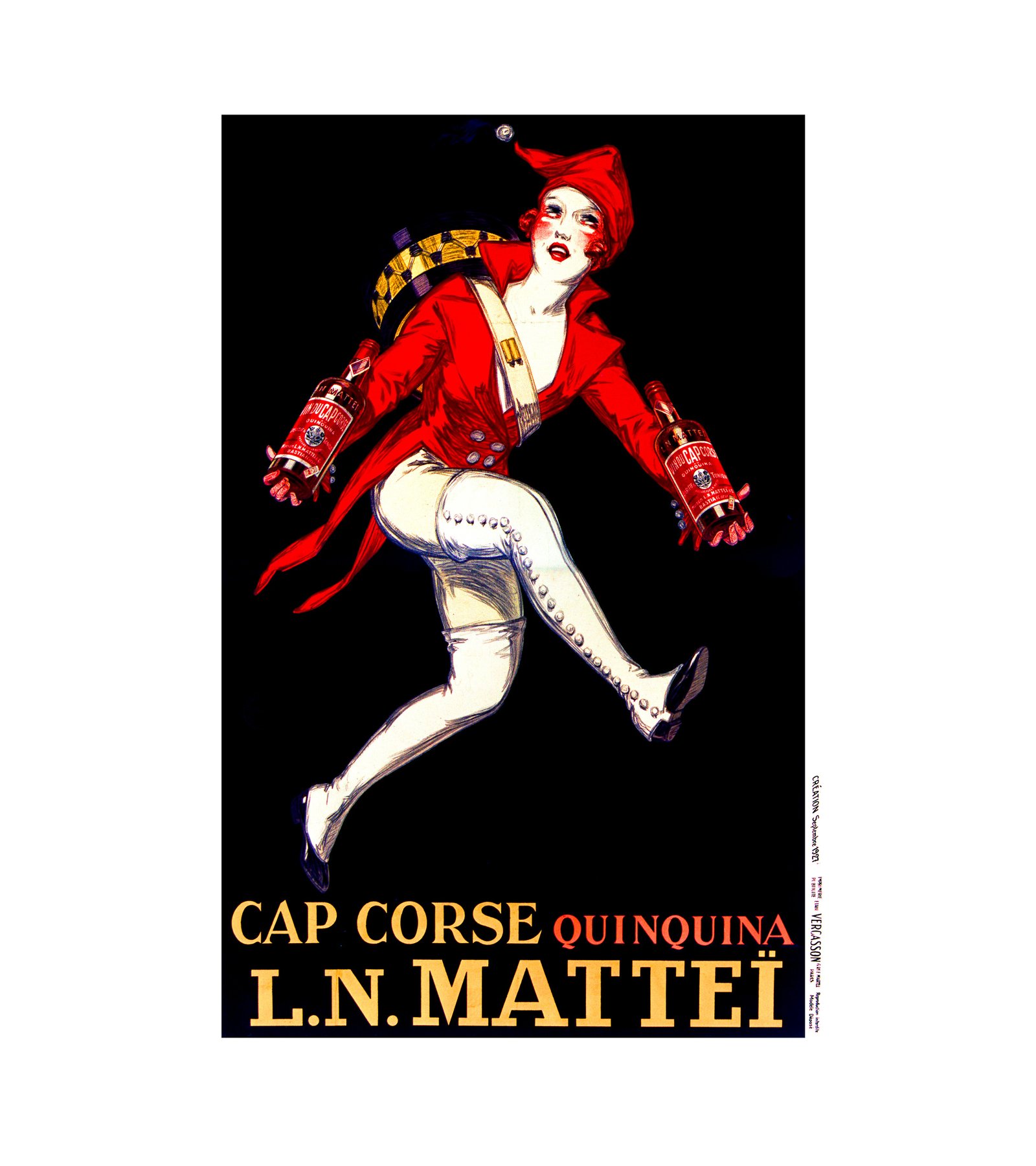 1927 Cap Corse Quinquina Jean d'Ylen (French, 1886-1938) 