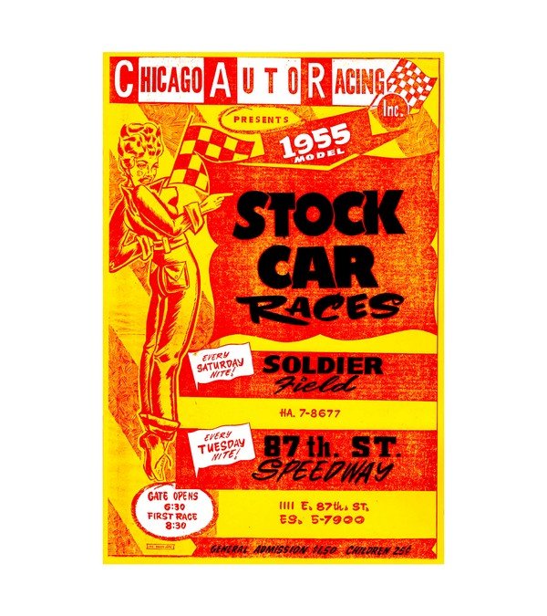 1955 Chicago Stock Car Auto Racing