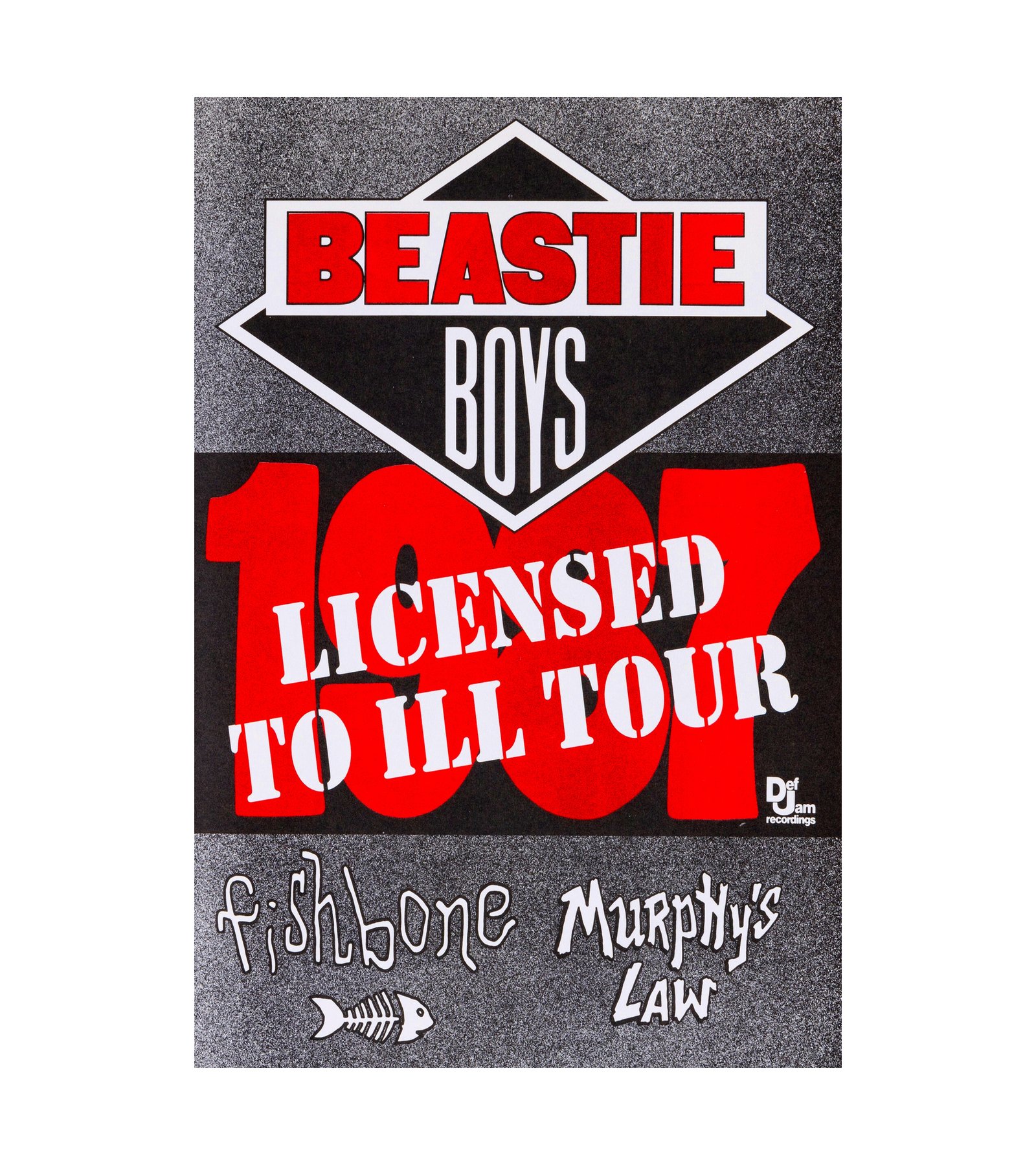 1987 Beastie Boys, Fishbone, Murphy's Law Licensed to Ill Tour 