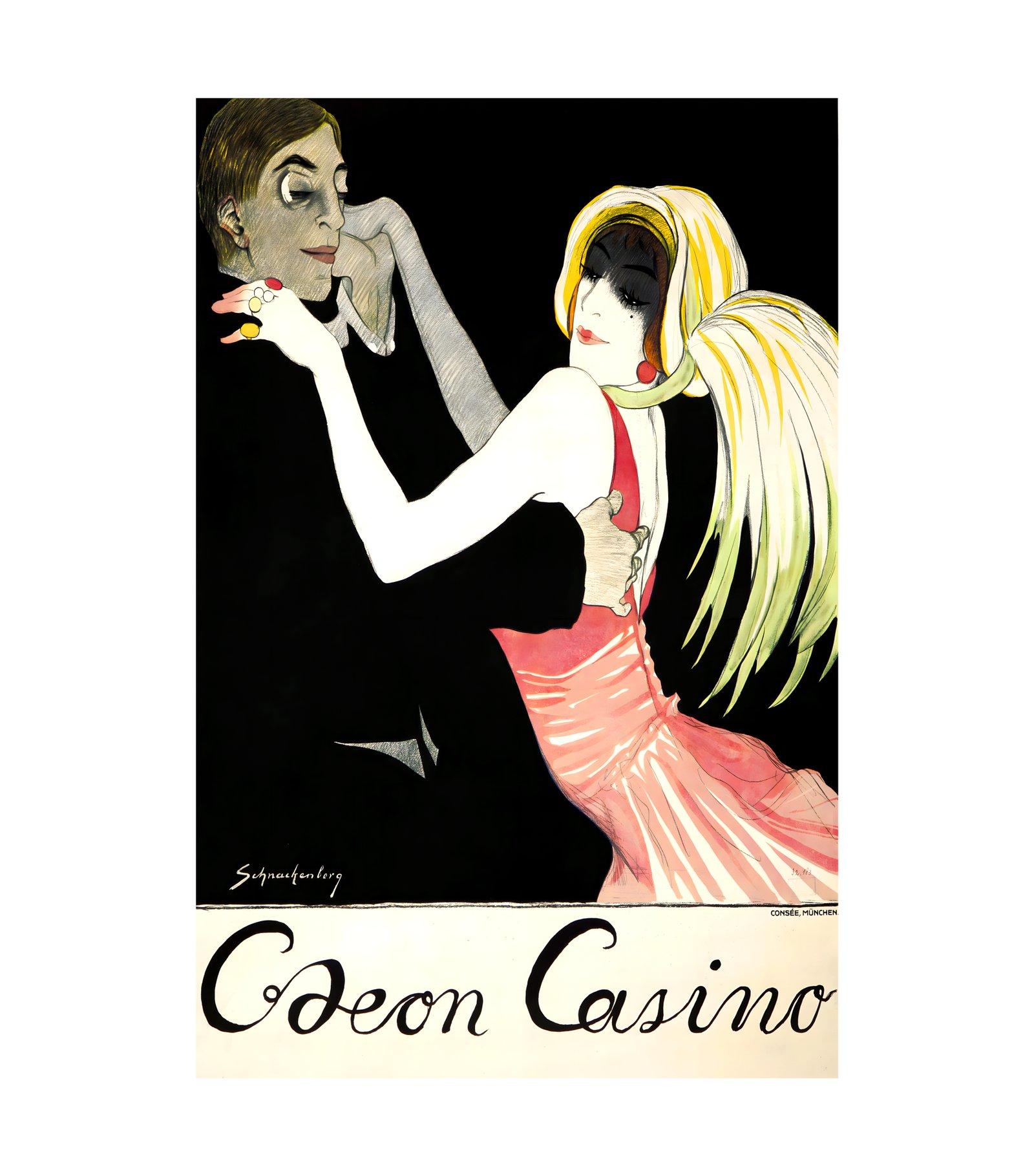 1912 WALTER SCHNACKENBERG - Odeon Casino Consee, Munchen 