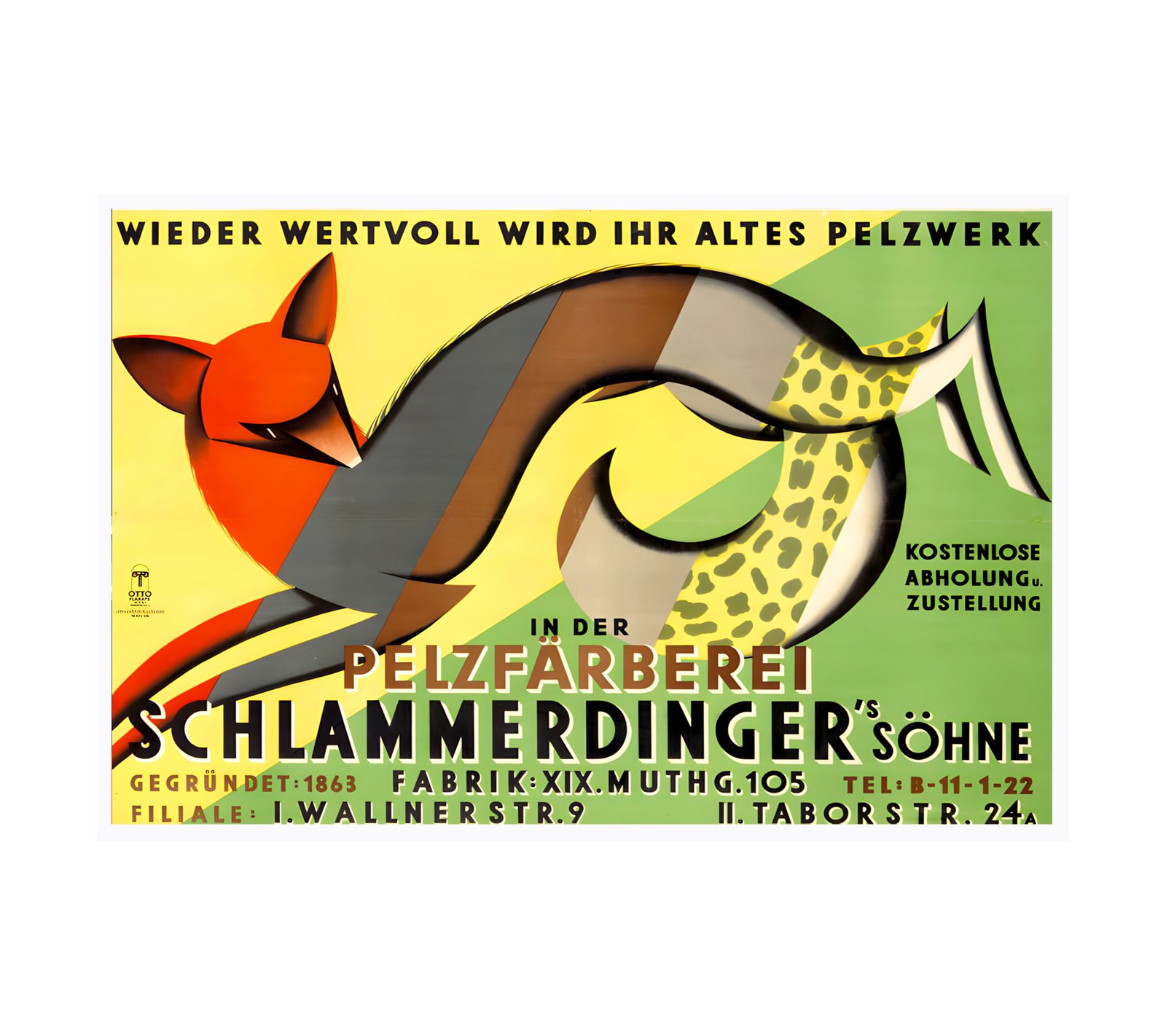 1930 OTTO LOBL - Pelzfarberei Schlammerdinger Otto Plakate, Wien.jpg 