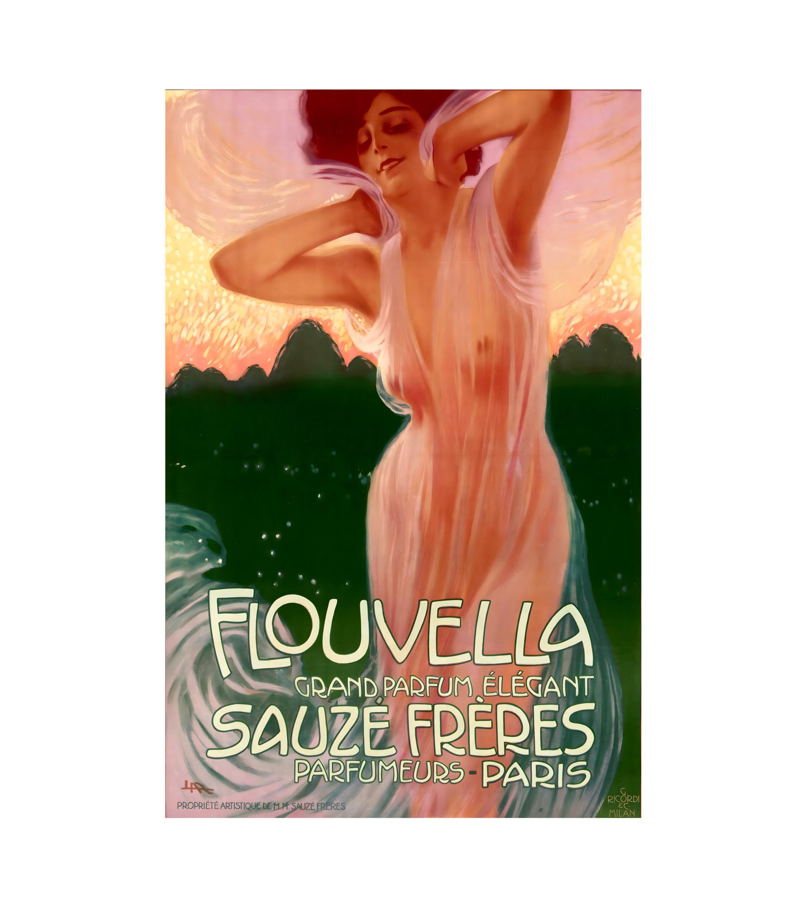 1910 Leopoldo Metlicovitz - Flouvella 